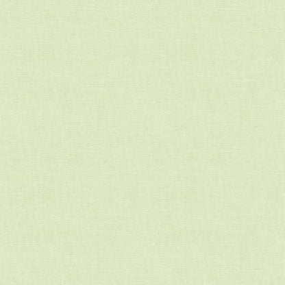 G67884: pale lime-green textured wallpaper with linen-like weave; wallcovering.