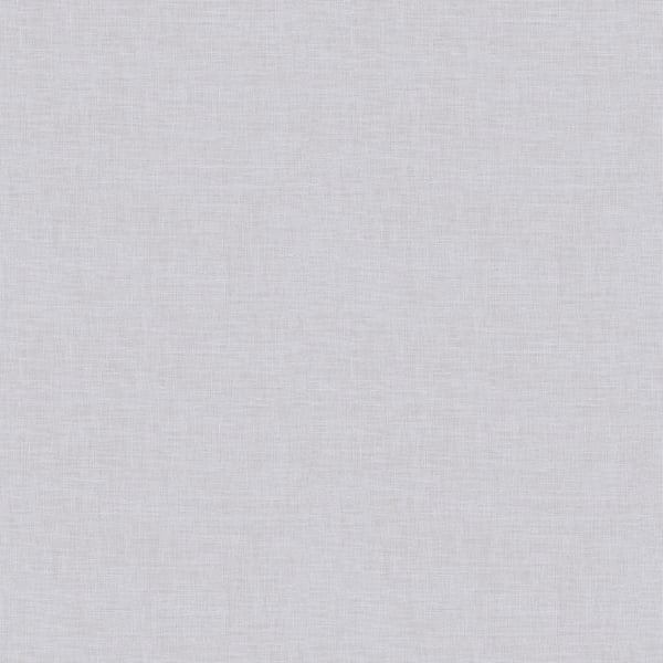 Light gray linen-textured wallpaper swatch with a subtle woven pattern.