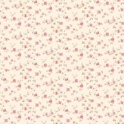 Galerie Wallcoverings Miniatures 2 Rose Trellis Galerie Wallcoverings  Cream   - G67888
