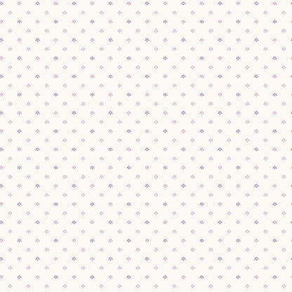 Galerie Wallcoverings Miniatures 2 Mini Floral Motif Galerie Wallcoverings  Purple, Lilac   - G67901