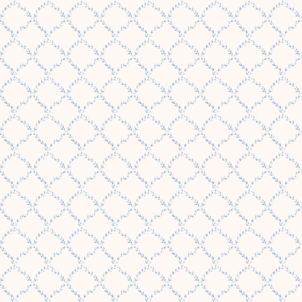 Galerie Wallcoverings Miniatures 2 Geometric Floral Galerie Wallcoverings  Blue   - G67903