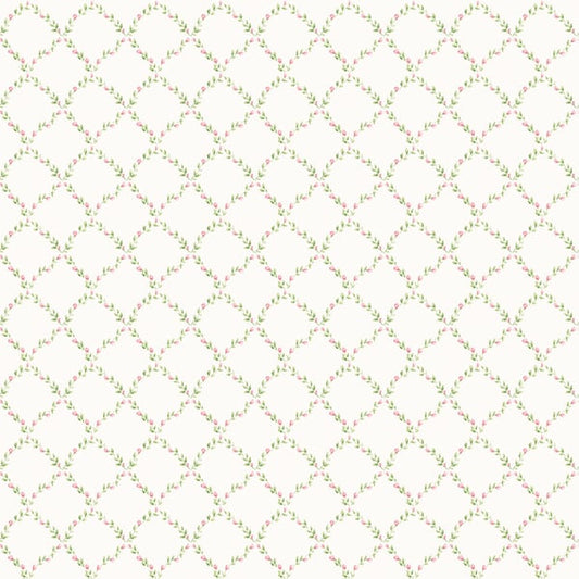 Galerie Wallcoverings Miniatures 2 Geometric Floral Galerie Wallcoverings  White   - G67905