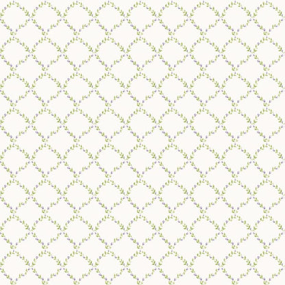 Galerie Wallcoverings Miniatures 2 Geometric Floral Galerie Wallcoverings  Cream   - G67906