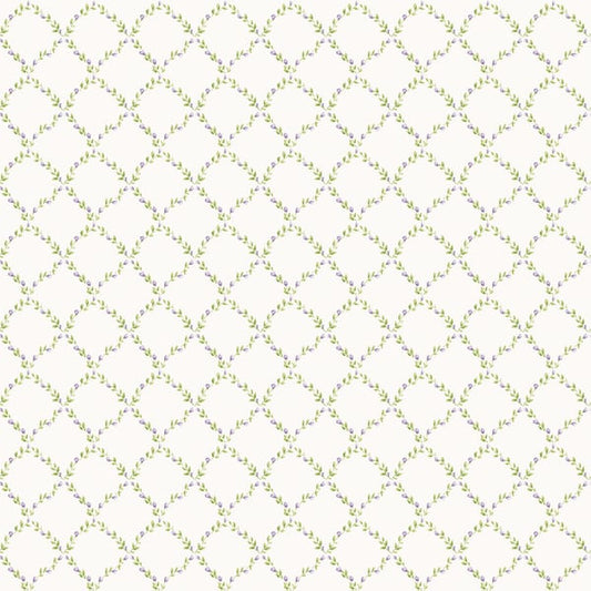 Galerie Wallcoverings Miniatures 2 Geometric Floral Galerie Wallcoverings  Cream   - G67906