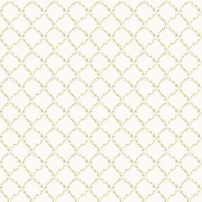 Galerie Wallcoverings Miniatures 2 Geometric Floral Galerie Wallcoverings  Cream   - G67907