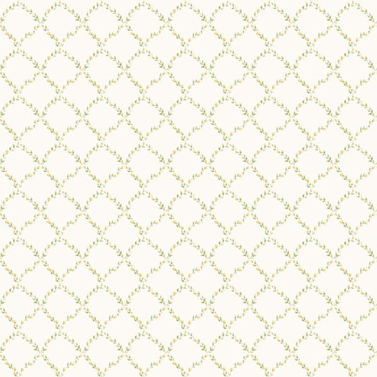 Galerie Wallcoverings Miniatures 2 Geometric Floral Galerie Wallcoverings  Cream   - G67907