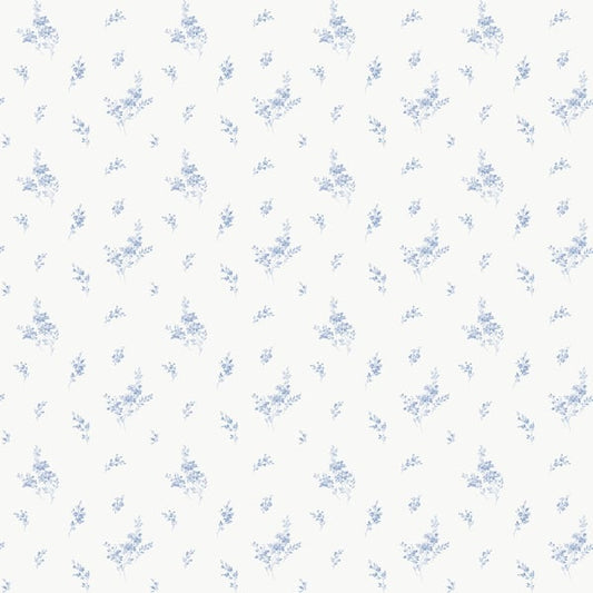 Galerie Wallcoverings Miniatures 2 Tiny Rose Galerie Wallcoverings  Blue   - G67915