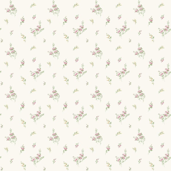 Galerie Wallcoverings Miniatures 2 Tiny Rose Galerie Wallcoverings  White   - G67918