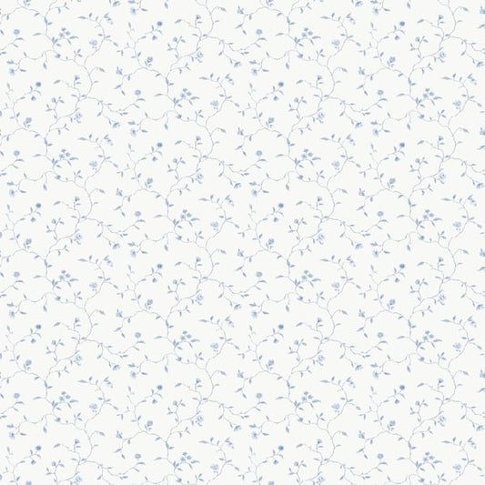 Galerie Wallcoverings Miniatures 2 Mini Floral Vine Galerie Wallcoverings  Blue   - G67920
