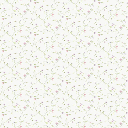 Galerie Wallcoverings Miniatures 2 Mini Floral Vine Galerie Wallcoverings  Cream   - G67923
