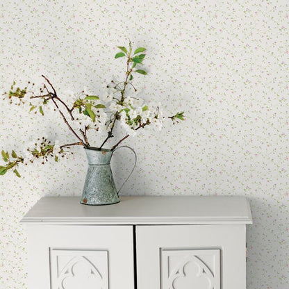 Galerie Wallcoverings Miniatures 2 Mini Floral Vine Galerie Wallcoverings  Cream   - G67923