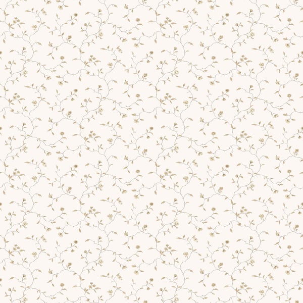 Galerie Wallcoverings Miniatures 2 Mini Floral Vine Galerie Wallcoverings  White   - G67924