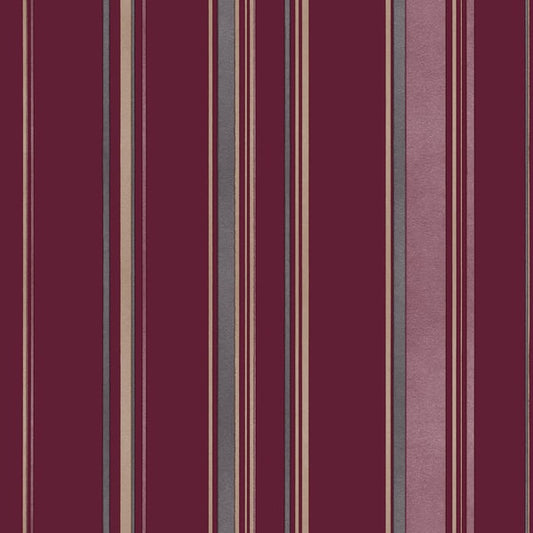 Galerie Wallcoverings Smart Stripes 3 Casual Stripe Galerie Wallcoverings  Red   - G68053