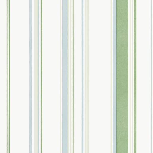 Galerie Wallcoverings Smart Stripes 3 Casual Stripe Galerie Wallcoverings  Green   - G68054