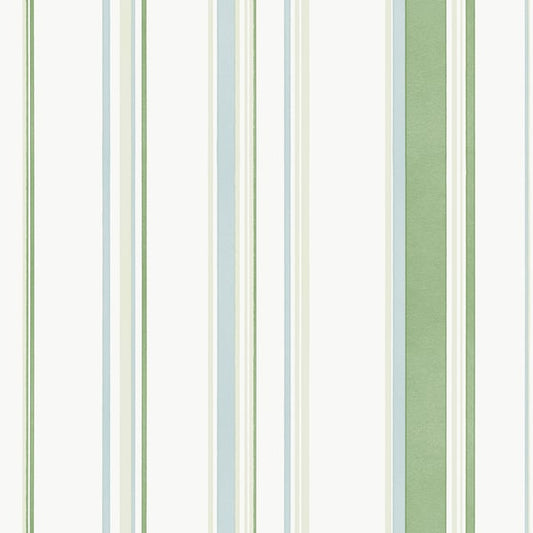 Galerie Wallcoverings Smart Stripes 3 Casual Stripe Galerie Wallcoverings  Green   - G68054