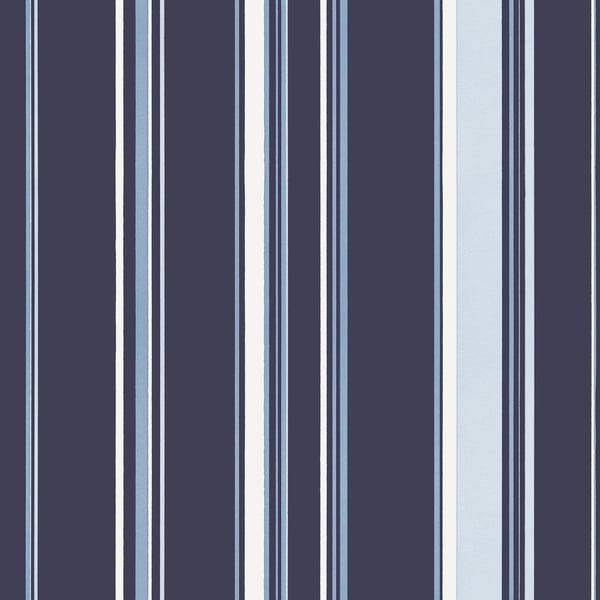 Galerie Wallcoverings Smart Stripes 3 Casual Stripe Galerie Wallcoverings  Blue   - G68056