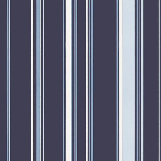 Galerie Wallcoverings Smart Stripes 3 Casual Stripe Galerie Wallcoverings  Blue   - G68056