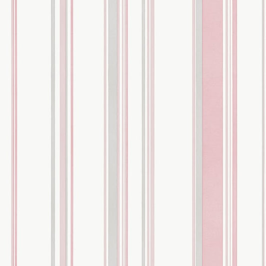 Galerie Wallcoverings Smart Stripes 3 Casual Stripe Galerie Wallcoverings  Pink   - G68057