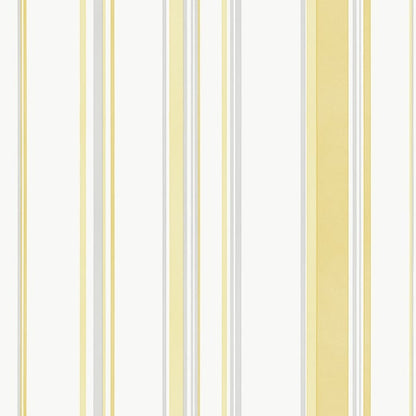 Galerie Wallcoverings Smart Stripes 3 Casual Stripe Galerie Wallcoverings  Yellow   - G68059