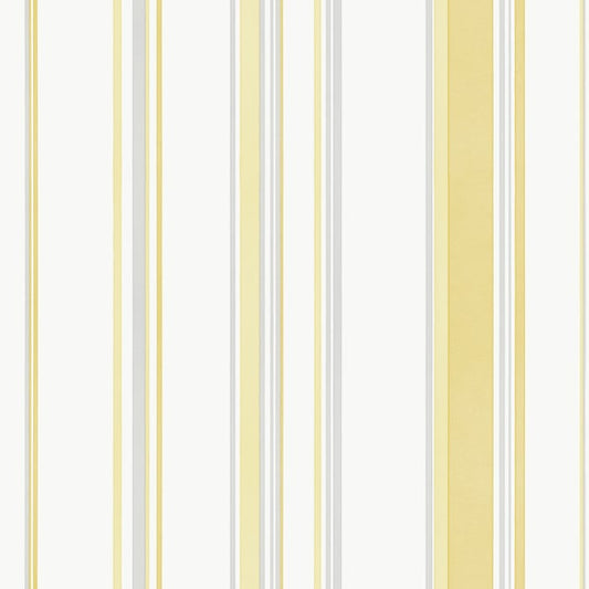 Galerie Wallcoverings Smart Stripes 3 Casual Stripe Galerie Wallcoverings  Yellow   - G68059