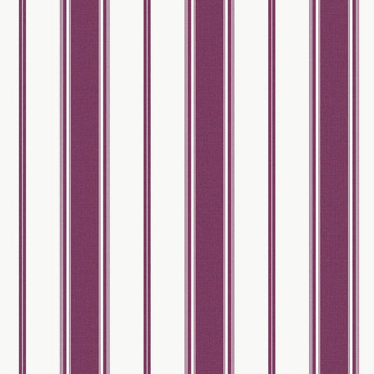 Galerie Wallcoverings Smart Stripes 3 Heritage Stripe Galerie Wallcoverings  Pink   - G68066