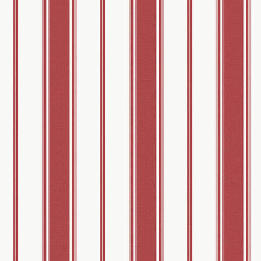 Galerie Wallcoverings Smart Stripes 3 Heritage Stripe Galerie Wallcoverings  Red   - G68067