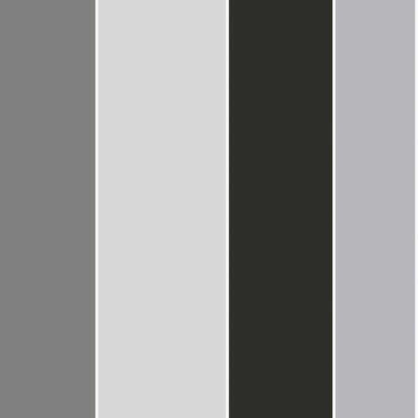 Galerie Wallcoverings Smart Stripes 3 Wide Stripe Galerie Wallcoverings  Silver Grey   - G68074