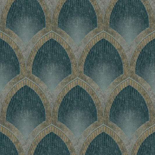 Galerie Wallcoverings Special Fx 2 Glitter Web Galerie Wallcoverings  Green   - G68085