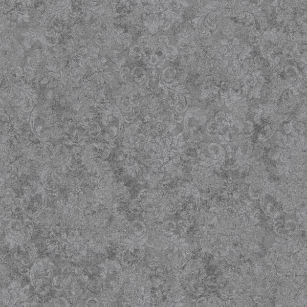 Galerie Wallcoverings Special Fx 2 Special Damask Galerie Wallcoverings  Silver Grey   - G68091