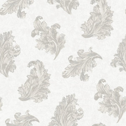 Galerie Wallcoverings Palazzo 2 Acanthus Galerie Wallcoverings  Silver Grey   - G68661