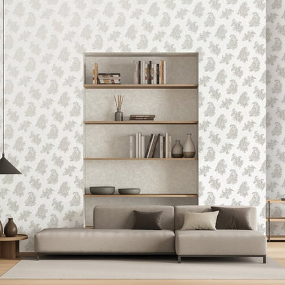 Galerie Wallcoverings Palazzo 2 Acanthus Galerie Wallcoverings  Silver Grey   - G68661
