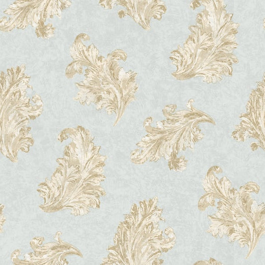 Galerie Wallcoverings Palazzo 2 Acanthus Galerie Wallcoverings  Blue   - G68663
