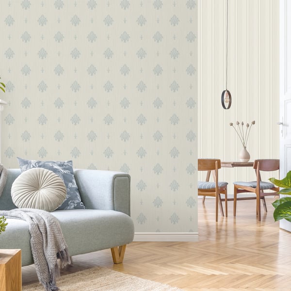 Galerie Wallcoverings Palazzo 2 Italian Motif Galerie Wallcoverings  Blue   - G68665