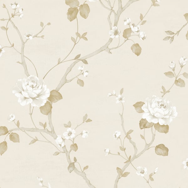 Galerie Wallcoverings Palazzo 2 Luisella Floral Galerie Wallcoverings  Beige   - G68667