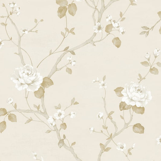 Galerie Wallcoverings Palazzo 2 Luisella Floral Galerie Wallcoverings  Beige   - G68667
