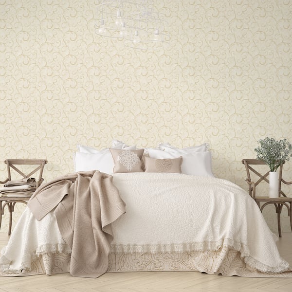 Galerie Wallcoverings Palazzo 2 Palazzo Scroll Galerie Wallcoverings  Beige   - G68673