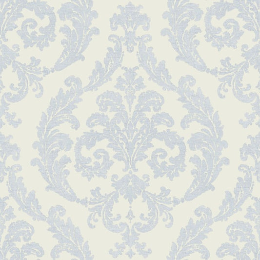 Galerie Wallcoverings Palazzo 2 Silk Damask Galerie Wallcoverings  White   - G68677
