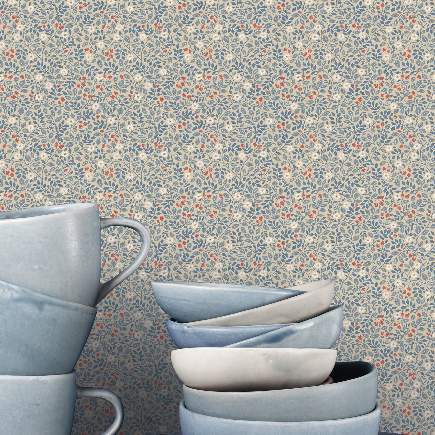 GALERIE WALLCOVERINGS Miniatures 3    Blue   - G68710