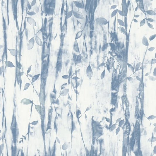Galerie Wallcoverings Atmosphere BATIK LEAVES Galerie Wallcoverings  Blue   - G78232