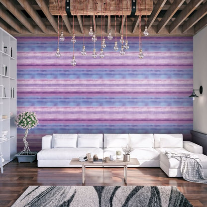 Galerie Wallcoverings Atmosphere Skye Stripe Galerie Wallcoverings  Purple, Lilac   - G78266