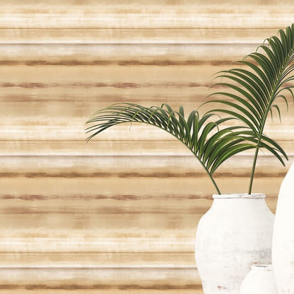 Galerie Wallcoverings Atmosphere Skye Stripe Galerie Wallcoverings  Gold   - G78269