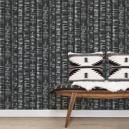 Galerie Wallcoverings Bazaar Aztec Galerie Wallcoverings  Black   - G78282