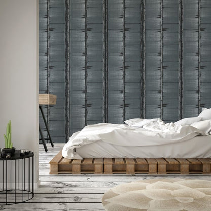 Galerie Wallcoverings Bazaar Bark Stripe Galerie Wallcoverings  Black   - G78284