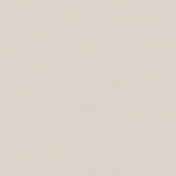 Beige hop-sack style wallcovering with a fine woven texture and a soft neutral tone.