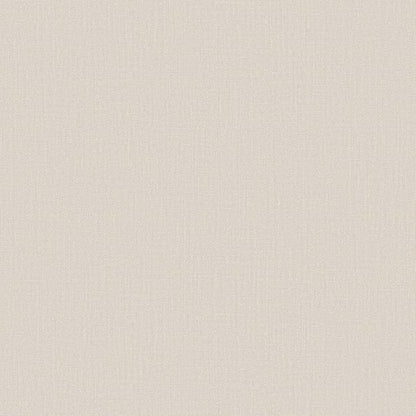 Beige hop-sack style wallcovering with a fine woven texture and a soft neutral tone.