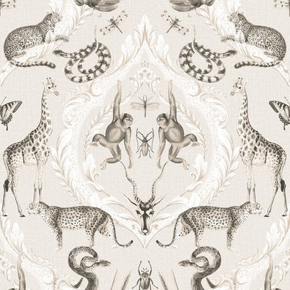 Galerie Wallcoverings Bazaar Menagerie Galerie Wallcoverings  Beige   - G78309