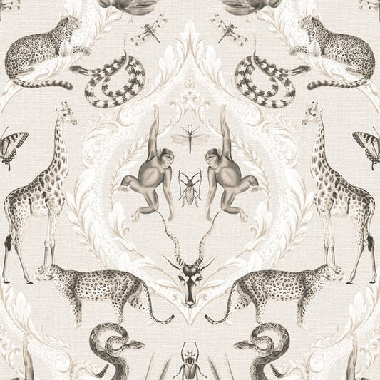 Galerie Wallcoverings Bazaar Menagerie Galerie Wallcoverings  Beige   - G78309