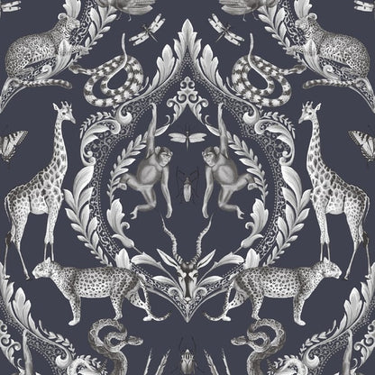 Galerie Wallcoverings Bazaar Menagerie Galerie Wallcoverings  Blue   - G78311