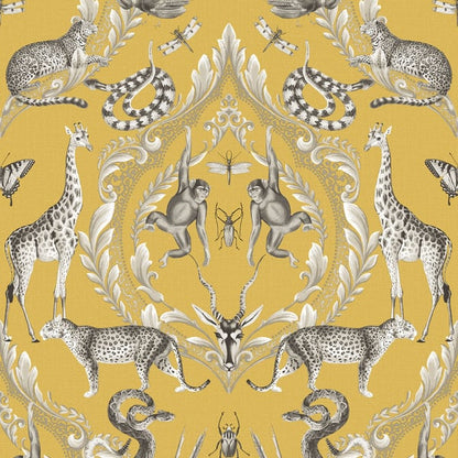 Galerie Wallcoverings Bazaar Menagerie Galerie Wallcoverings  Yellow   - G78315