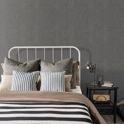 Galerie Wallcoverings Bazaar Moss Stripe Galerie Wallcoverings  Silver Grey   - G78321